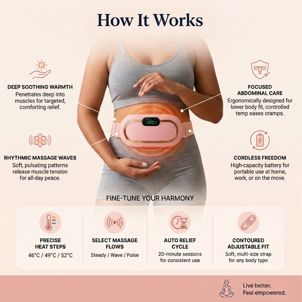 Heating Belt for Menstrual Relief